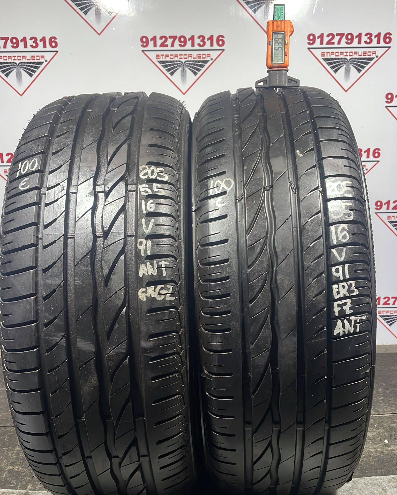 BRIDGESTONE TURANZA ER30 USADO  205/55 R16 91 V